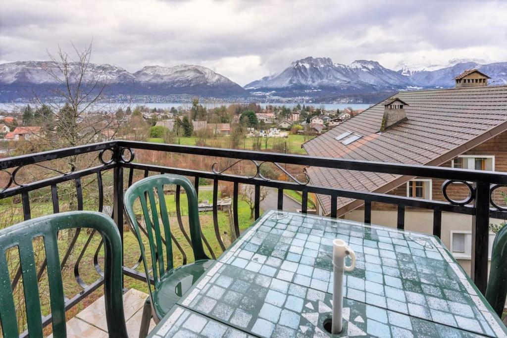 Cabana & Panorama Lac Annecy -Parking & Terrasse ซิวริเย ภายนอก รูปภาพ
