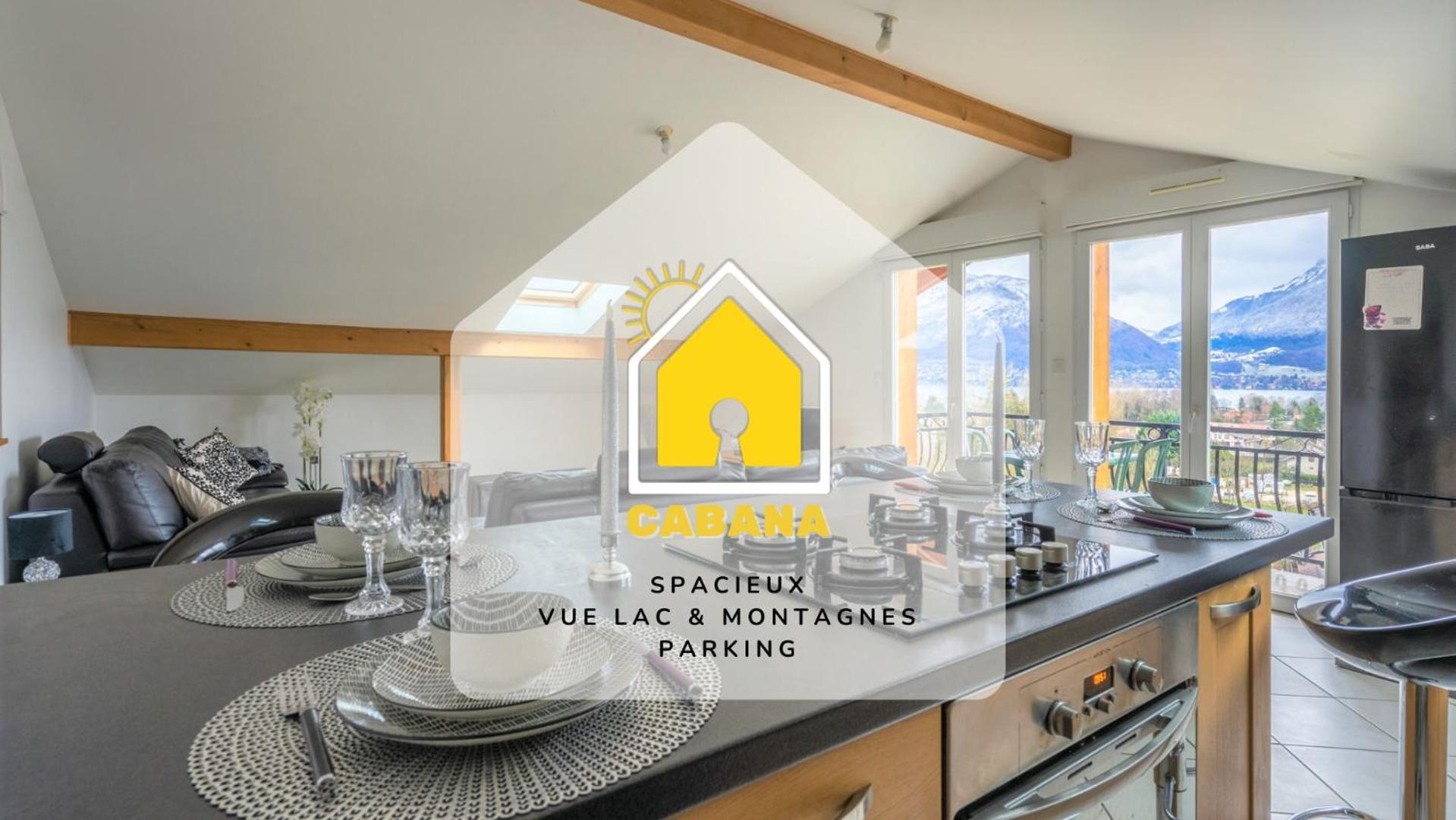 Cabana & Panorama Lac Annecy -Parking & Terrasse ซิวริเย ภายนอก รูปภาพ
